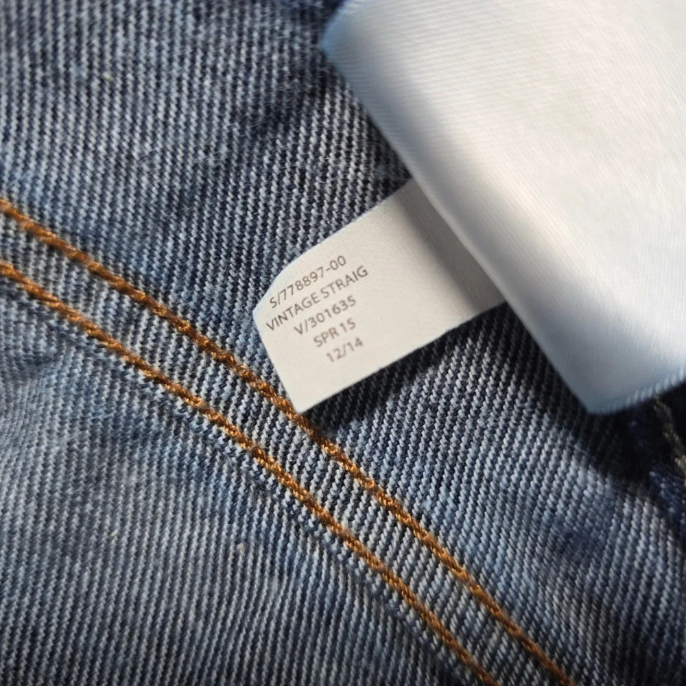 Banana Republic Vintage Straight Leg Jeans Dark Wash 32 x 30 Mens Denim Classic